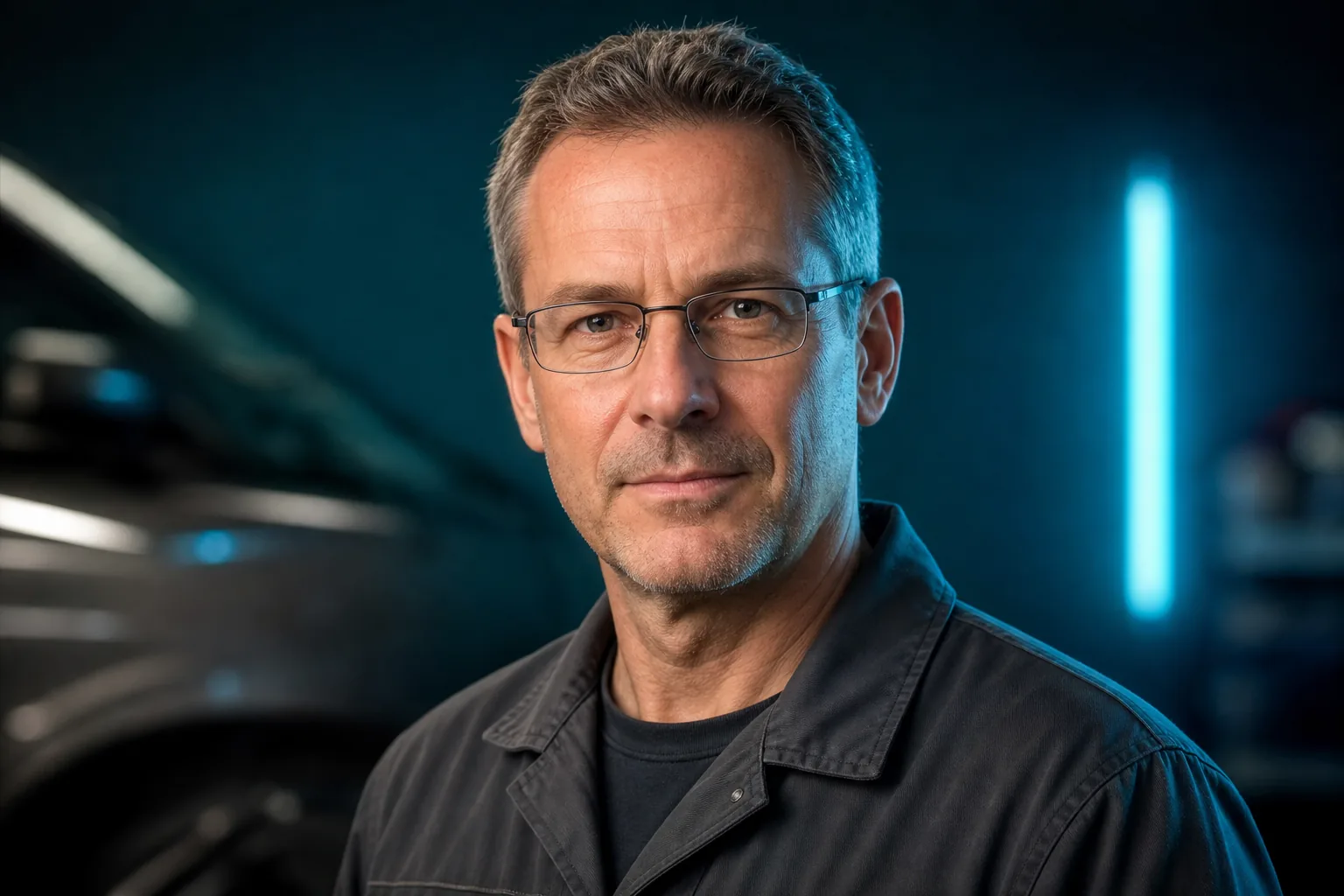 Thomas Richter, Karosserie- und Beleuchtungsspezialist, Porträtfoto 400x400 Pixel